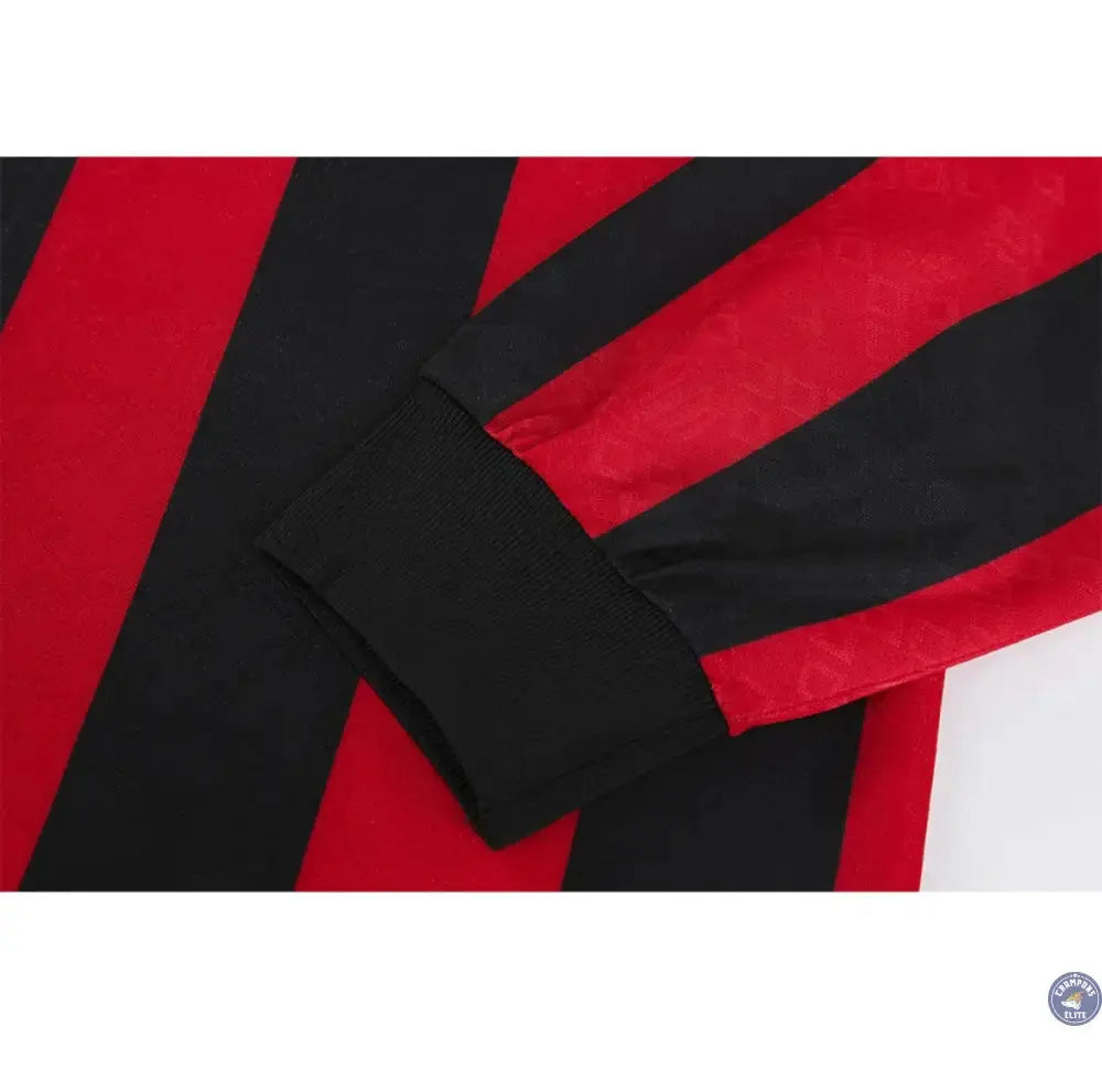 AC Milan 1989/90 Domicile à manches longues
