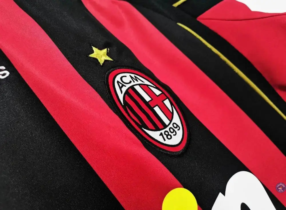 AC Milan 2006/07 Domicile à manches longues
