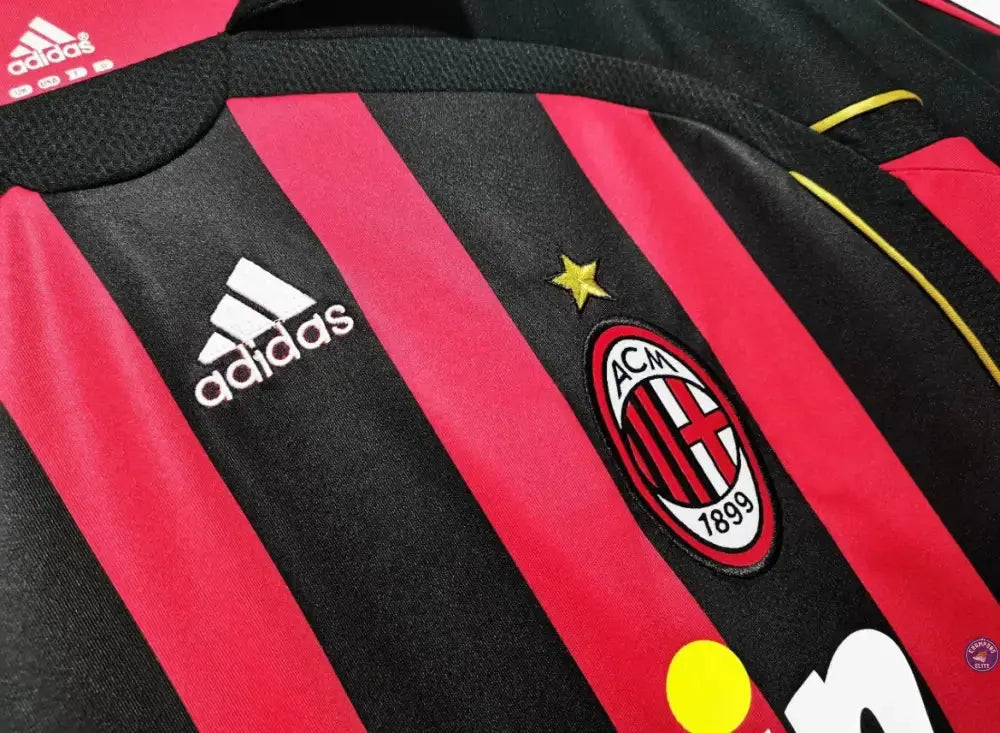 AC Milan 2006/07 Domicile à manches longues