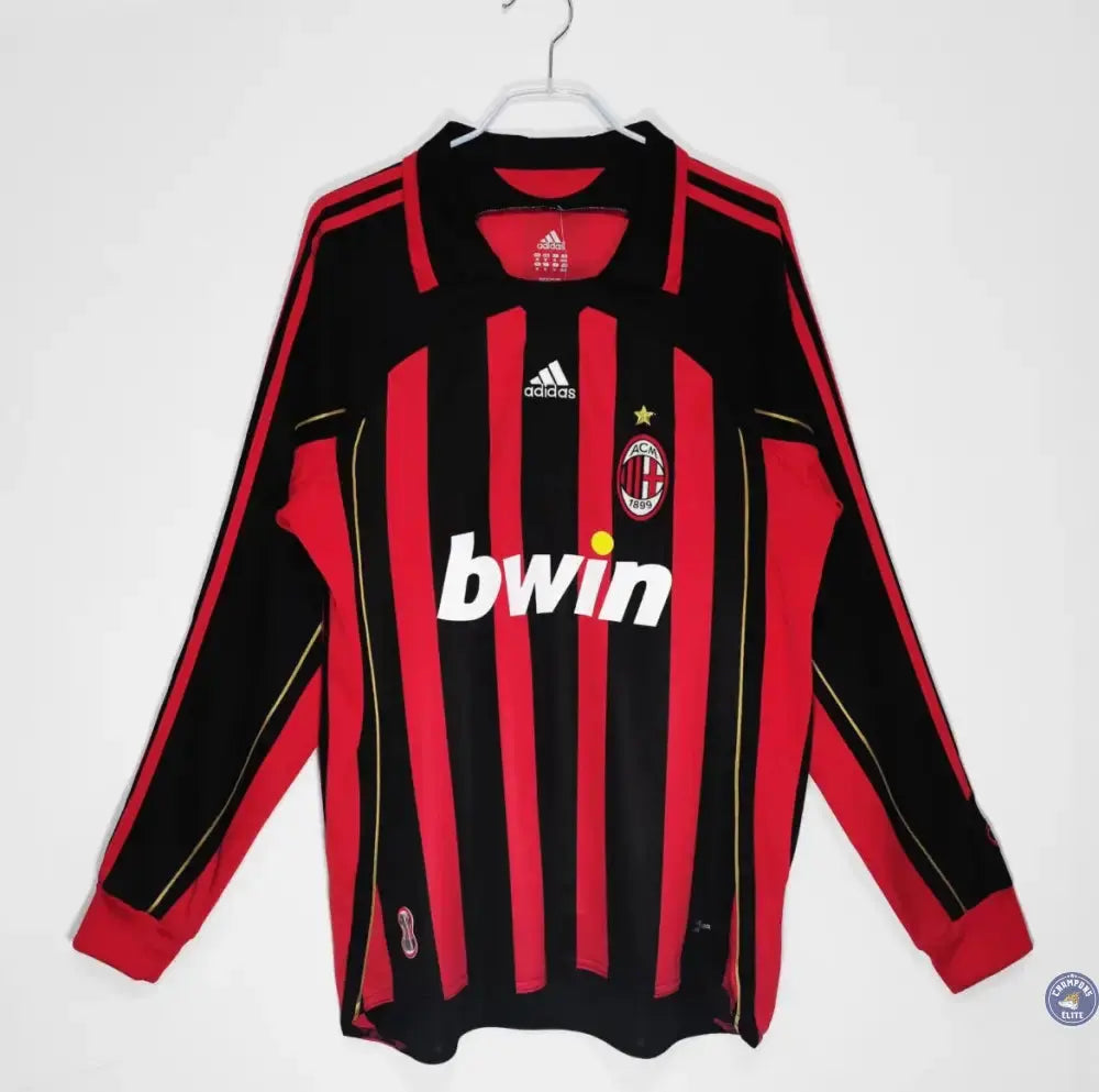 AC Milan 2006/07 Domicile à manches longues