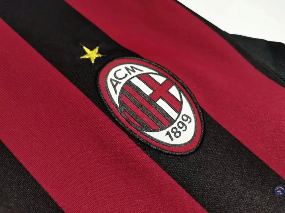 AC Milan 2009/10 Domicile à manches longues