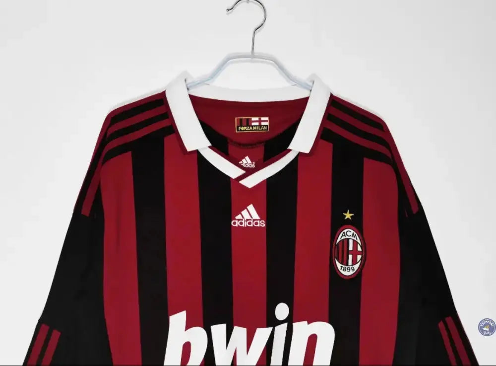 AC Milan 2009/10 Domicile à manches longues
