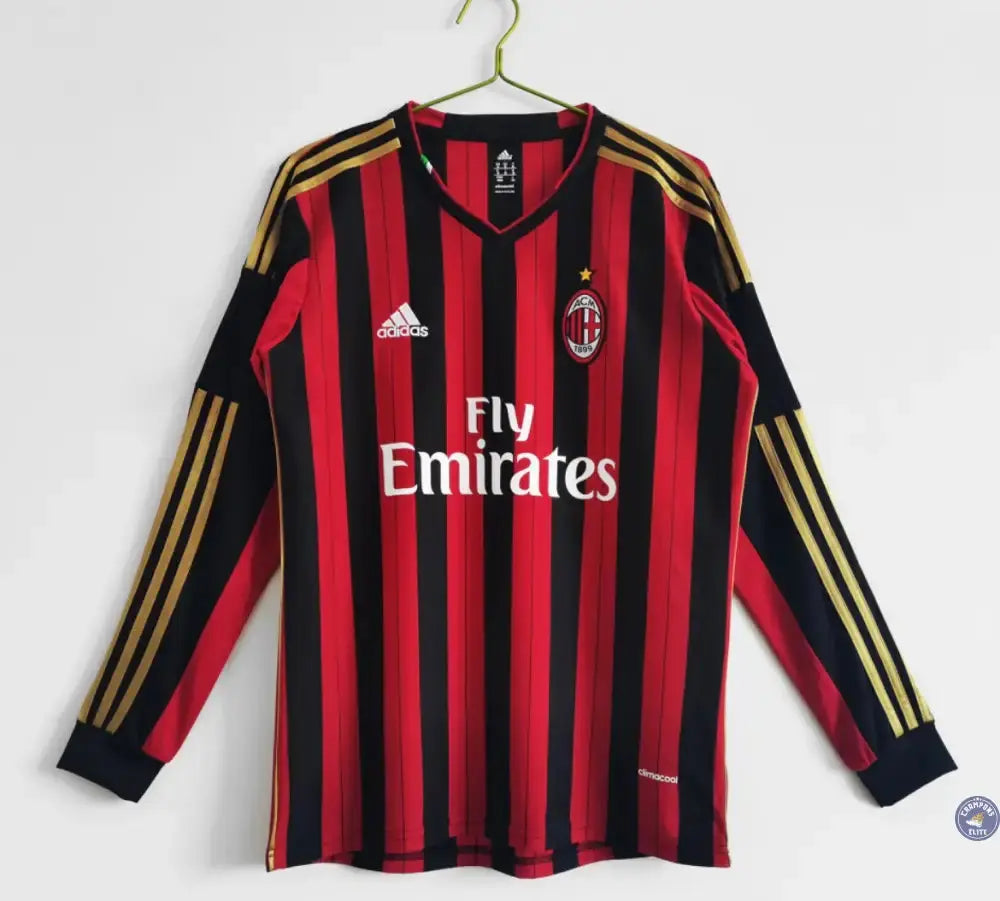 AC Milan 2013/14 Domicile à manches longues