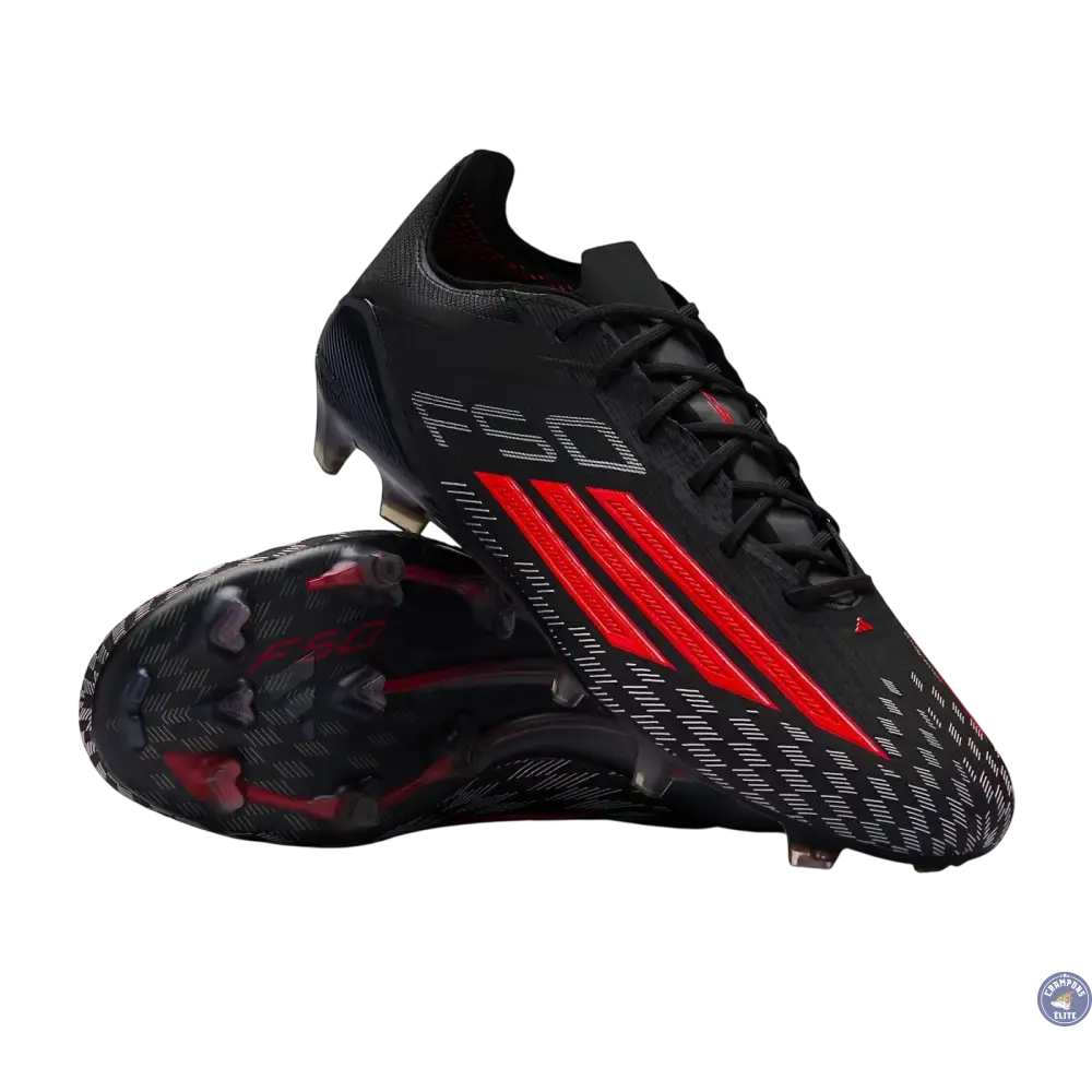 Adidas F50 Elite FG DNA Pack - Noir/Gris/Rouge
