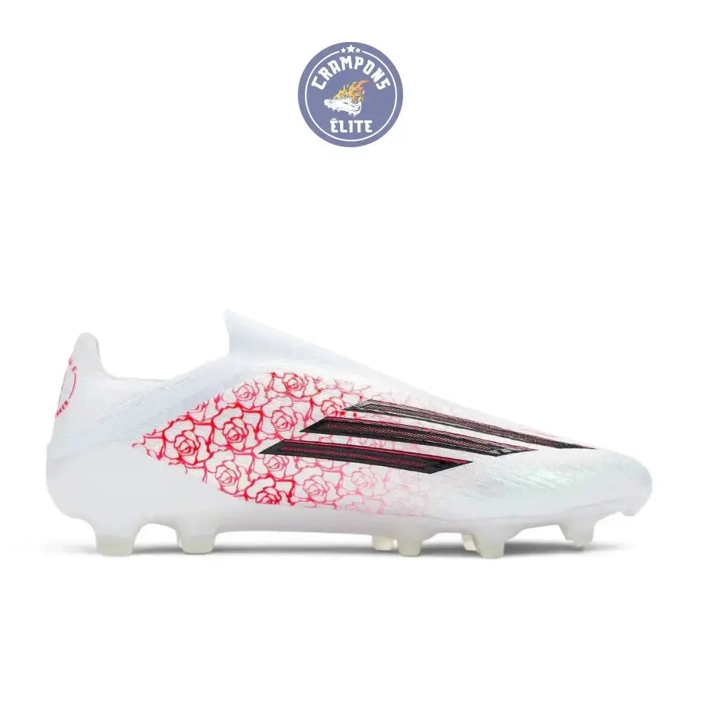 Adidas F50 Laceless Elite FG Lamine Yamal Heartbreaker - Blanc/Rose