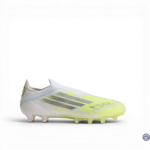 Adidas F50 Sparkfusion Low Cut Laceless FG - Blanc/Jaune Fluo