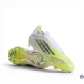 Adidas F50 Sparkfusion Low Cut Laceless FG - Blanc/Jaune Fluo