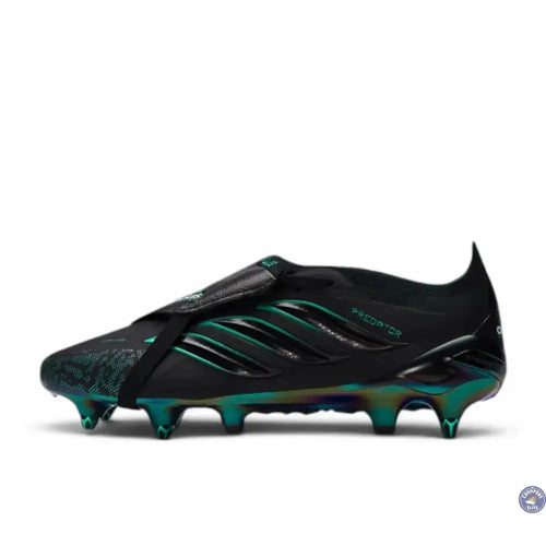 Adidas Predator 26 Elite Fold-over Tongue SG EQT - Noir/Vert ÉDITION LIMITÉE