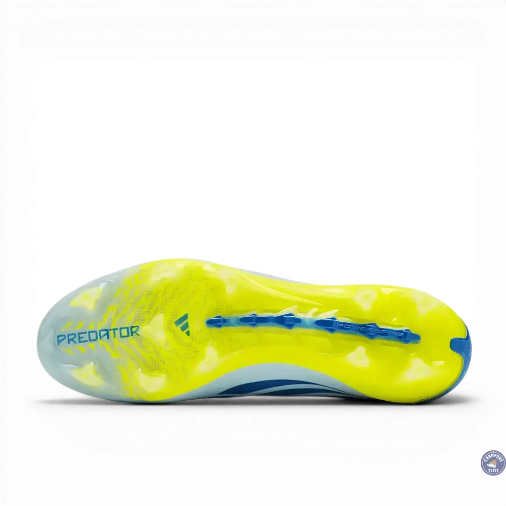 Adidas Predator Lacets FG - Ciel Cristal/Bleu Ray/Jaune Solaire