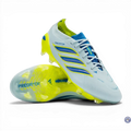 Adidas Predator Lacets FG - Ciel Cristal/Bleu Ray/Jaune Solaire