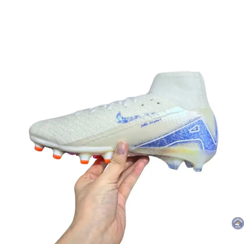 Air Zoom Mercurial Superfly 10 AG Blueprint - Blanc/Bleu