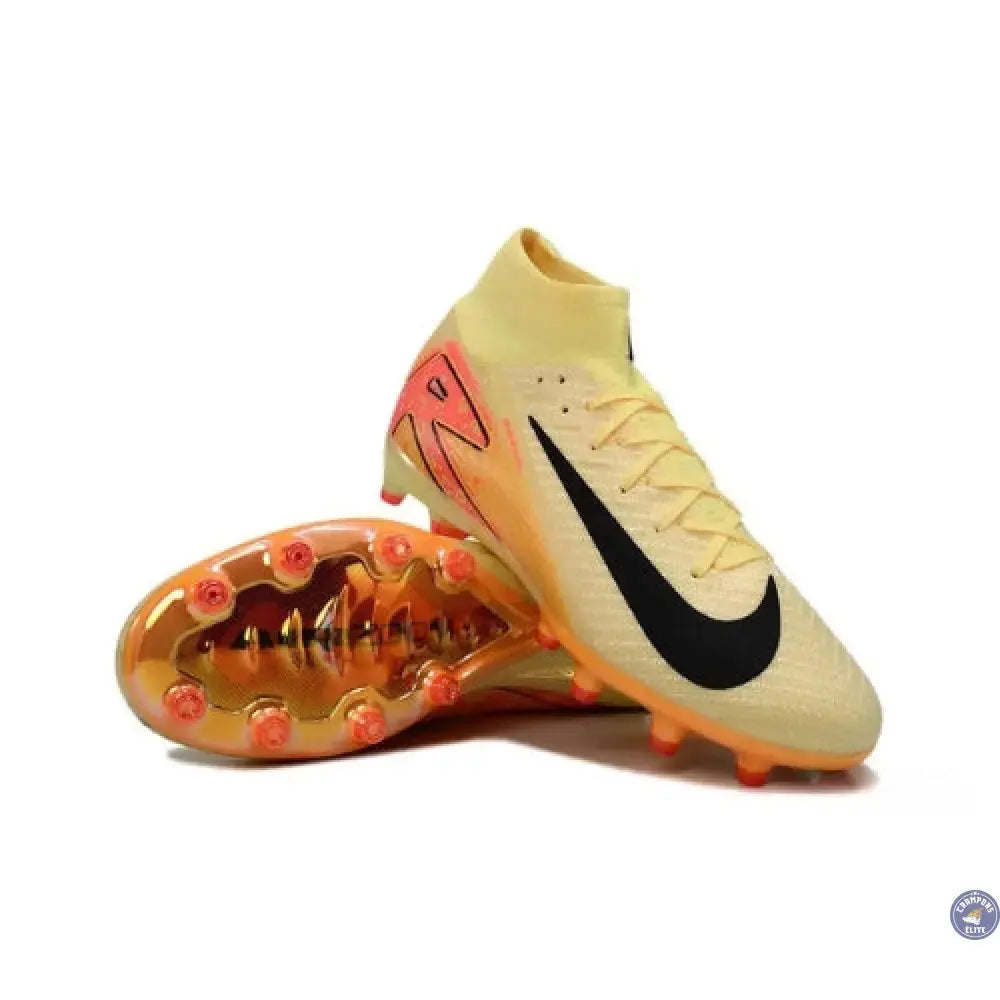 Air Zoom Mercurial Superfly 10 AG - Jaune/Rose/Noir