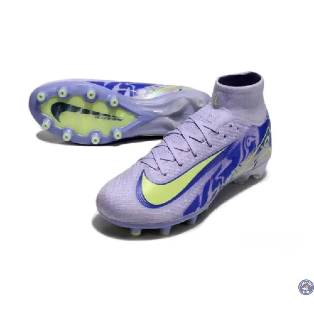 Air Zoom Mercurial Superfly 10 AG - Violet/Bleu/Vert
