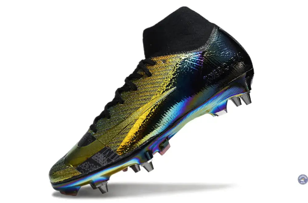 Air Zoom Mercurial Superfly 10 SG Soft Ground - Doré/Noir/Bleu