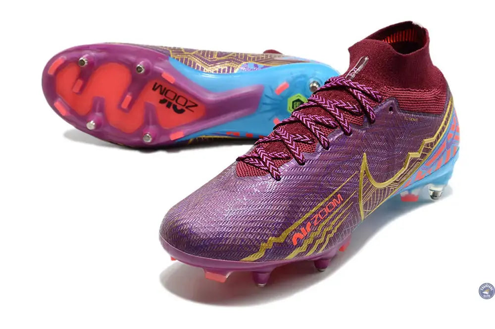 Air Zoom Mercurial Superfly 9 Academy Anticlog SG Mbappé Personal Edition - Bordeaux/Doré