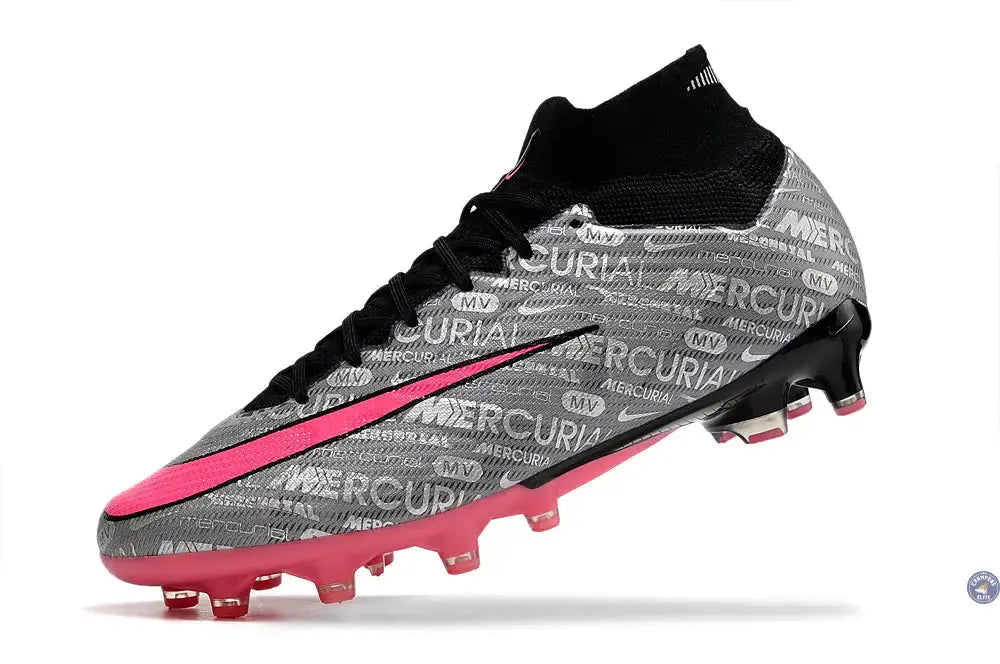 Air Zoom Mercurial Superfly 9 AG 25 - Argenté/Rose/Noir