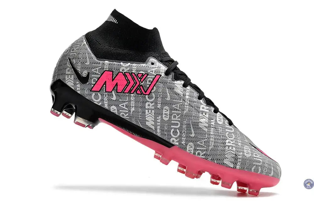 Air Zoom Mercurial Superfly 9 AG 25 - Argenté/Rose/Noir