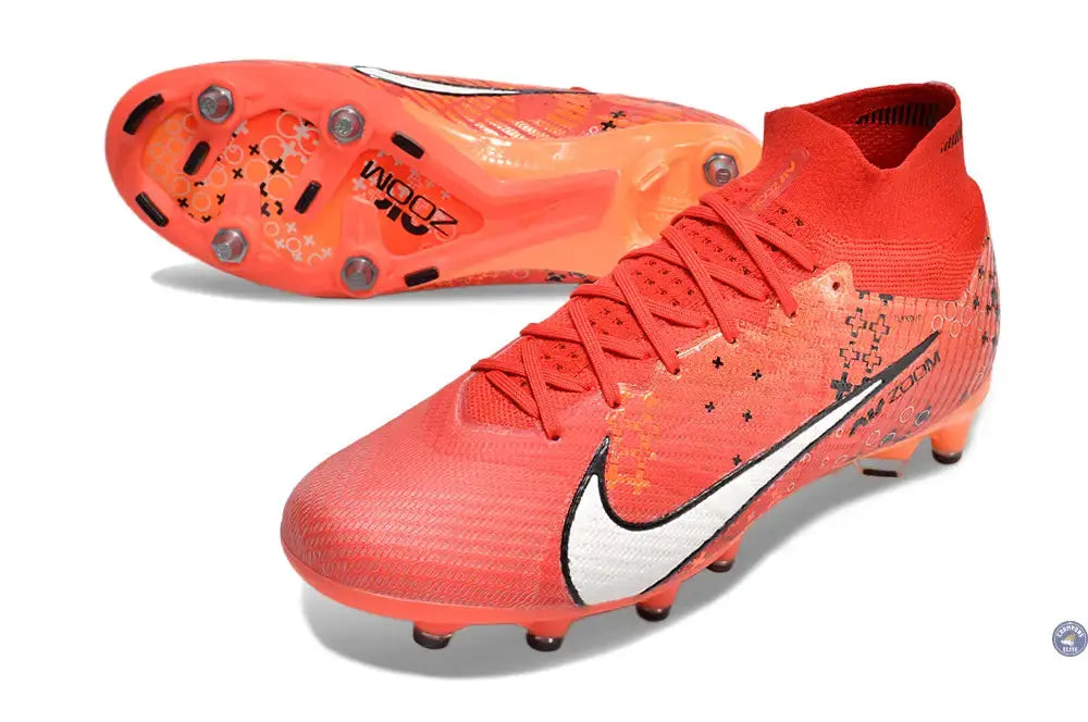 Air Zoom Mercurial Superfly 9 AG Dream Speed 7 - Rouge Cramoisi/Blanc/Bright Mandarin