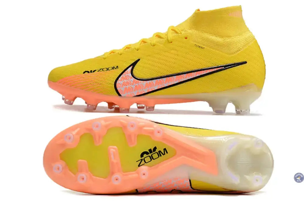 Air Zoom Mercurial Superfly 9 AG Lucent - Jaune/Crépuscule/Barely Grape