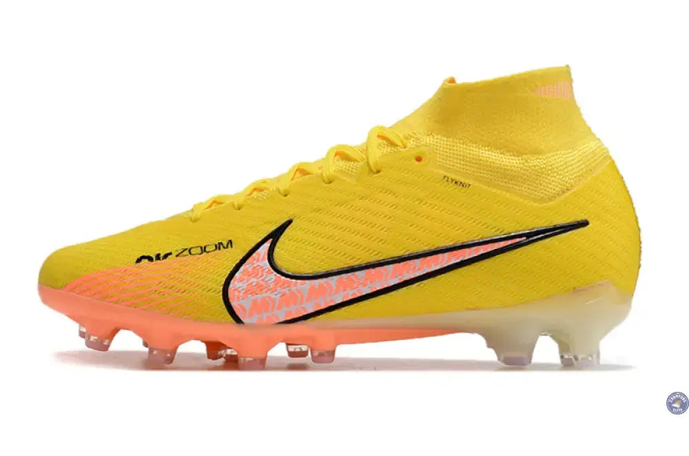 Air Zoom Mercurial Superfly 9 AG Lucent - Jaune/Crépuscule/Barely Grape