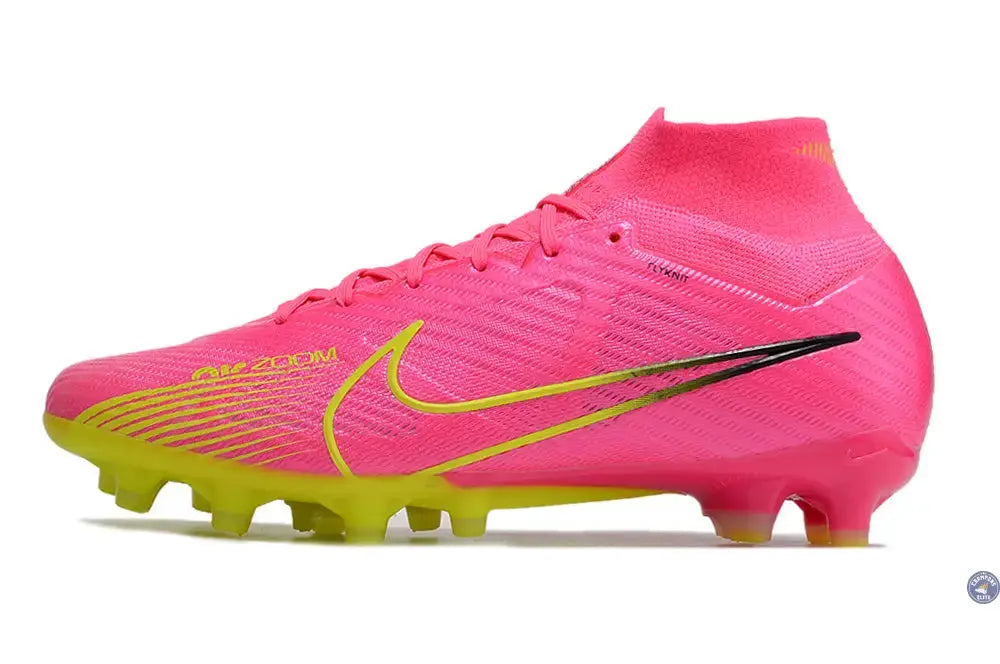 Air Zoom Mercurial Superfly 9 AG Luminous - Rose/Jaune Fluo/Gris