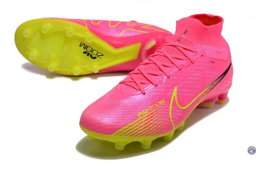 Air Zoom Mercurial Superfly 9 AG Luminous - Rose/Jaune Fluo/Gris