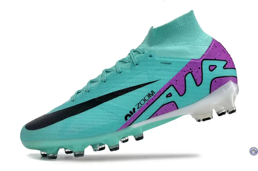 Air Zoom Mercurial Superfly 9 AG Peak Ready - Turquoise/Rose/Noir/Blanc