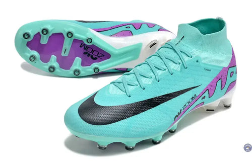 Air Zoom Mercurial Superfly 9 AG Peak Ready - Turquoise/Rose/Noir/Blanc