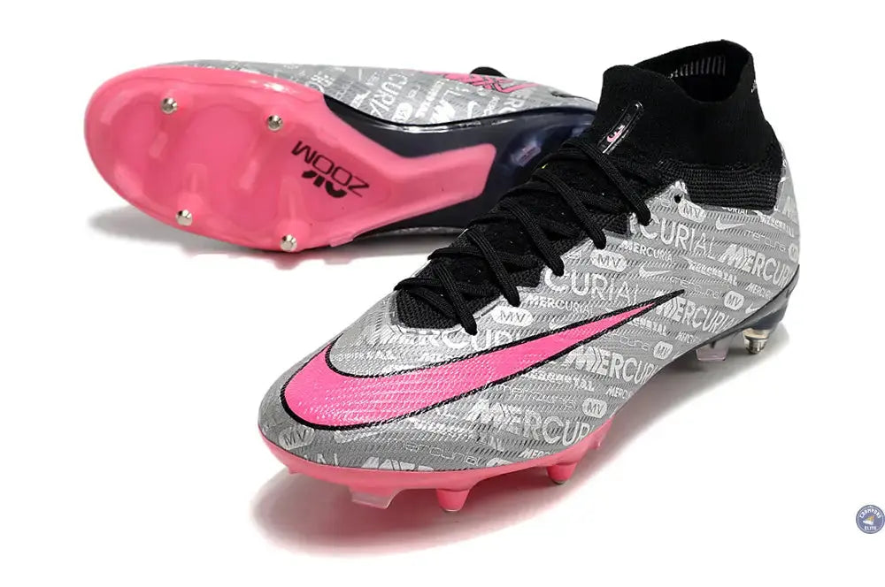 Air Zoom Mercurial Superfly 9 Anticlog 25 - Argenté/Rose/Noir