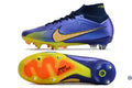 Air Zoom Mercurial Superfly 9 Anticlog SG - Bleu Marine/Bleu/Jaune/Orange