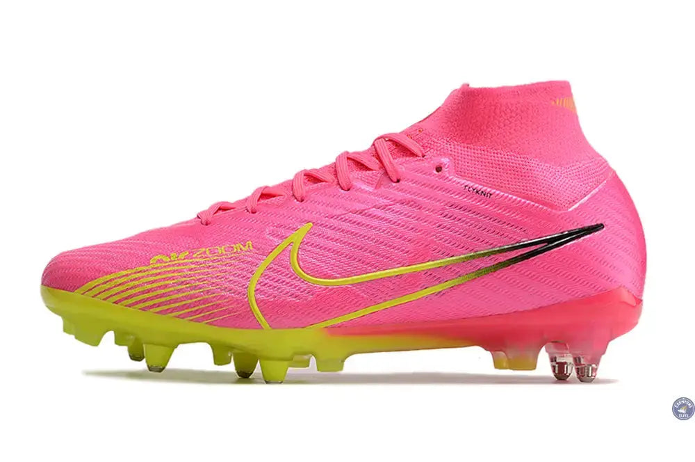 Air Zoom Mercurial Superfly 9 Anticlog SG Luminous - Rose/Jaune Fluo/Gris