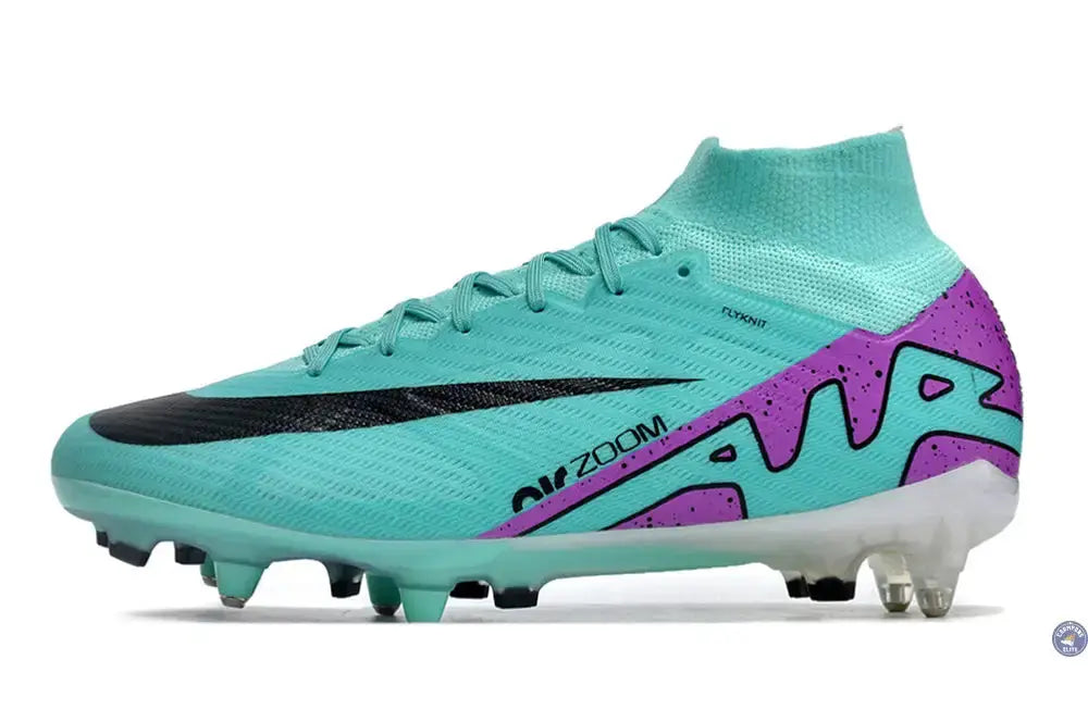 Air Zoom Mercurial Superfly 9 Anticlog SG-PRO Peak Ready - Turquoise/Rose/Noir/Blanc