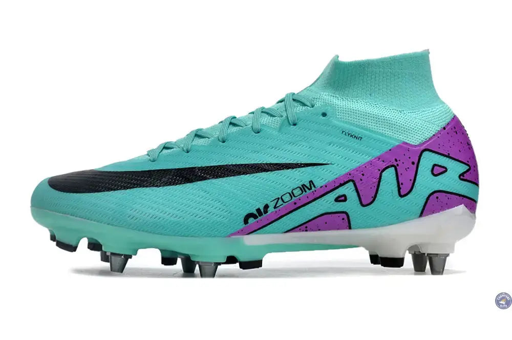 Air Zoom Mercurial Superfly 9 SG-PRO Peak Ready - Turquoise/Rose/Noir/Blanc