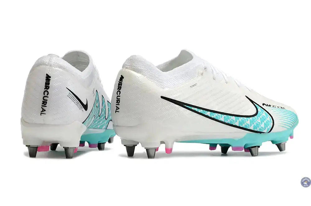 Air Zoom Mercurial Vapor 15 Academy Anticlog SG Blast - Blanc/Bleu Turquoise/Rose