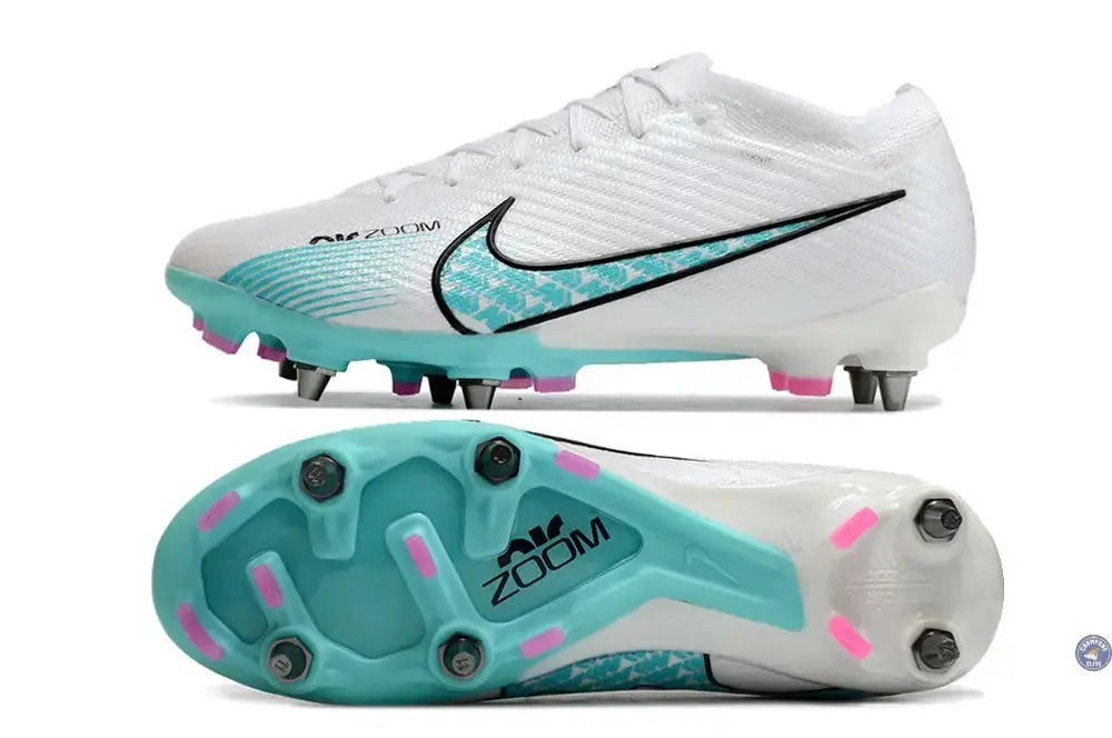 Air Zoom Mercurial Vapor 15 Academy Anticlog SG Blast - Blanc/Bleu Turquoise/Rose