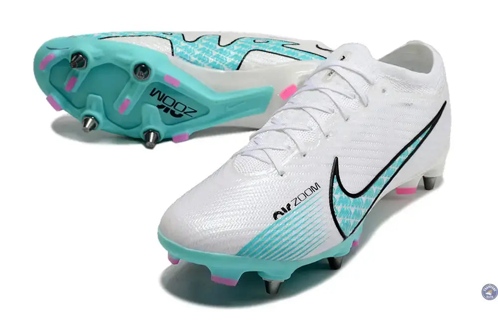 Air Zoom Mercurial Vapor 15 Academy Anticlog SG Blast - Blanc/Bleu Turquoise/Rose