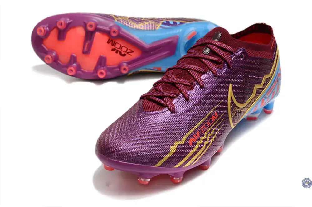 Air Zoom Mercurial Vapor 15 AG Mbappé Personal Edition - Bordeaux/Doré