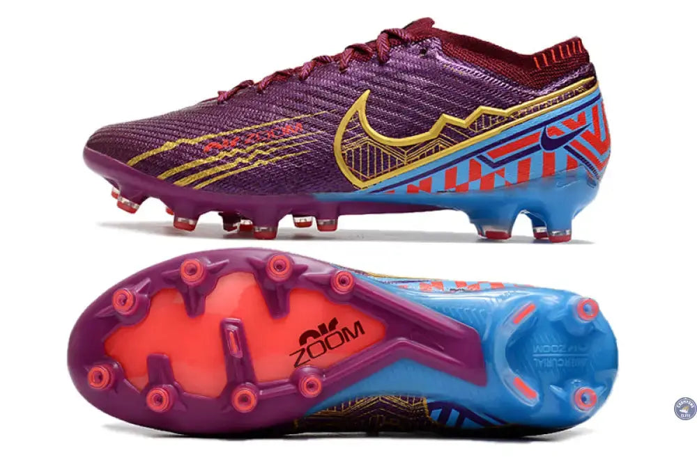 Air Zoom Mercurial Vapor 15 AG Mbappé Personal Edition - Bordeaux/Doré