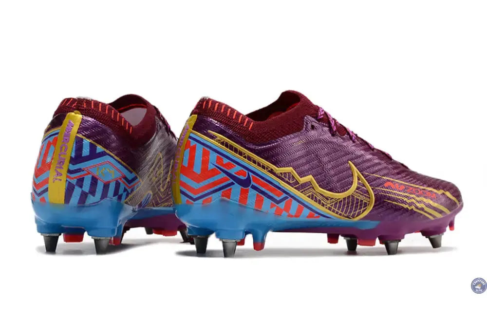 Air Zoom Mercurial Vapor 15 Anticlog SG Mbappé Personal Edition - Bordeaux/Doré