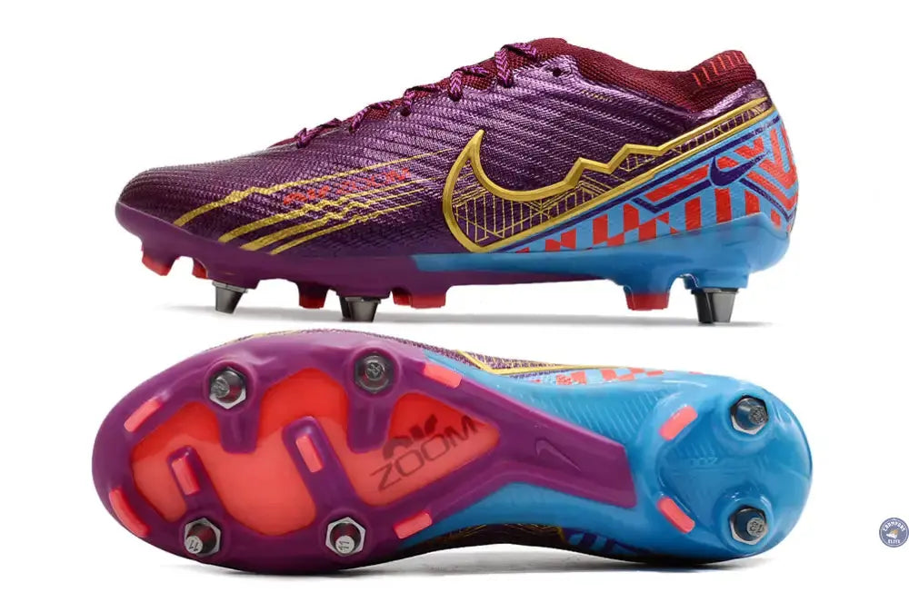 Air Zoom Mercurial Vapor 15 Anticlog SG Mbappé Personal Edition - Bordeaux/Doré