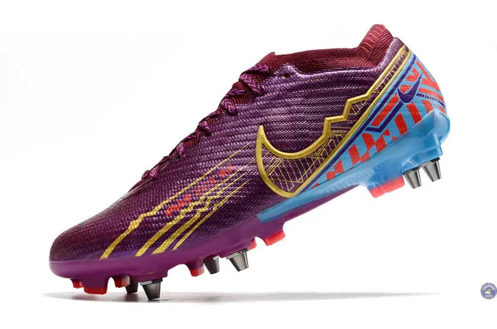 Air Zoom Mercurial Vapor 15 SG Mbappé Personal Edition - Bordeaux/Doré