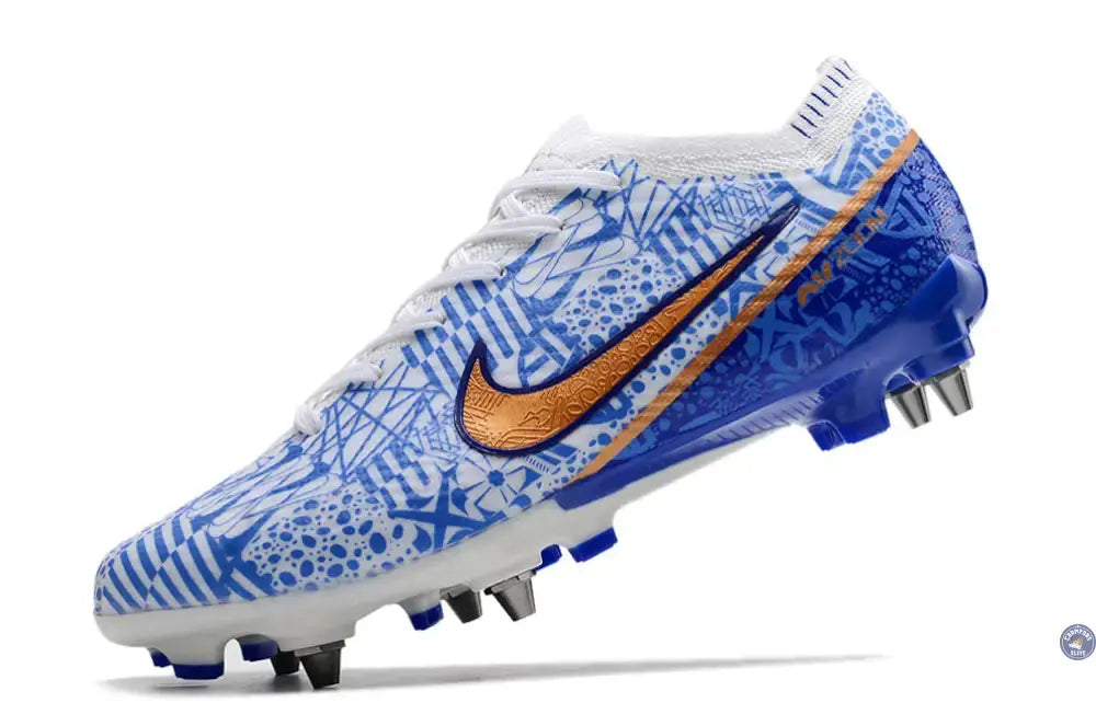 Air Zoom Mercurial Vapor 15 SG-PRO CR7 Personal Edition - Blanc/Cuivré/Bleu