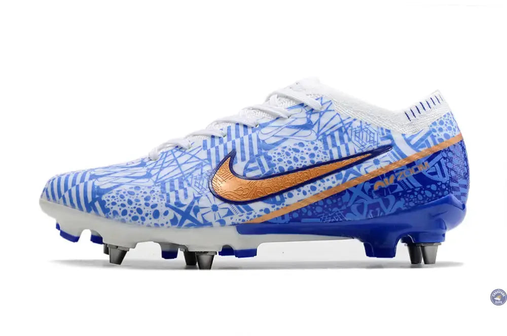 Air Zoom Mercurial Vapor 15 SG-PRO CR7 Personal Edition - Blanc/Cuivré/Bleu