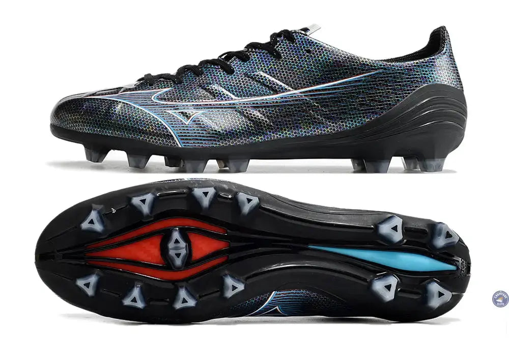 Alpha Elite FG/AG Black Pack - Noir/Rouge/Bleu