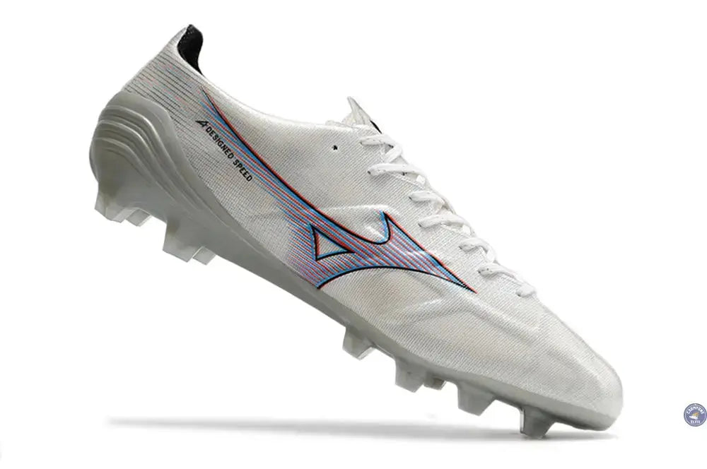 Alpha Elite FG/AG Shining - Blanc/Rouge