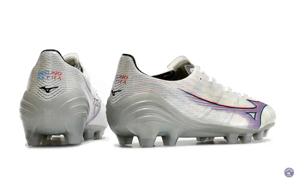 Alpha Elite FG/AG Shining - Blanc/Rouge