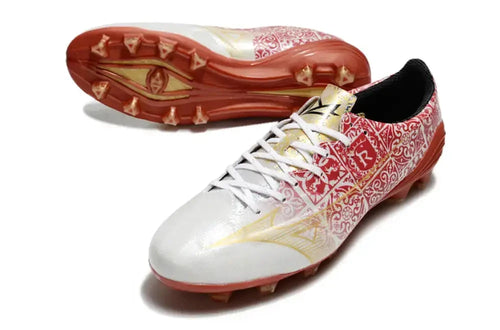 Alpha Made in Japan FG/AG Sergio Ramos 4 Vol. lll - Blanc/Doré/Rouge ÉDITION LIMITÉE