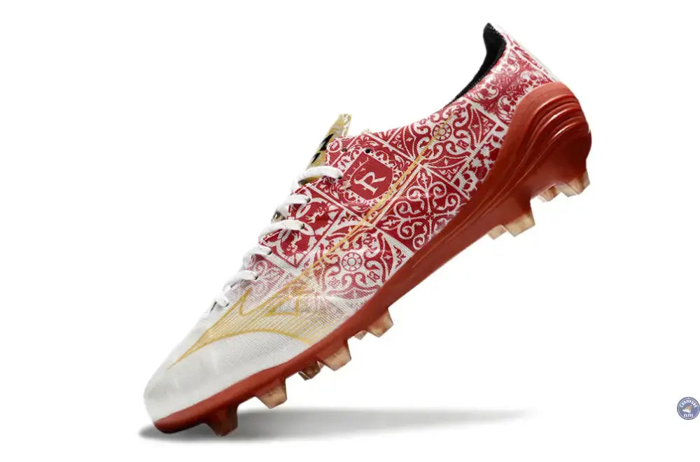 Alpha Made in Japan FG/AG Sergio Ramos 4 Vol. lll - Blanc/Doré/Rouge ÉDITION LIMITÉE