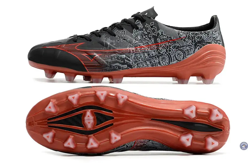 Alpha Made in Japan FG Sergio Ramos 4 Vol. II - Noir/Rouge ÉDITION LIMITÉE