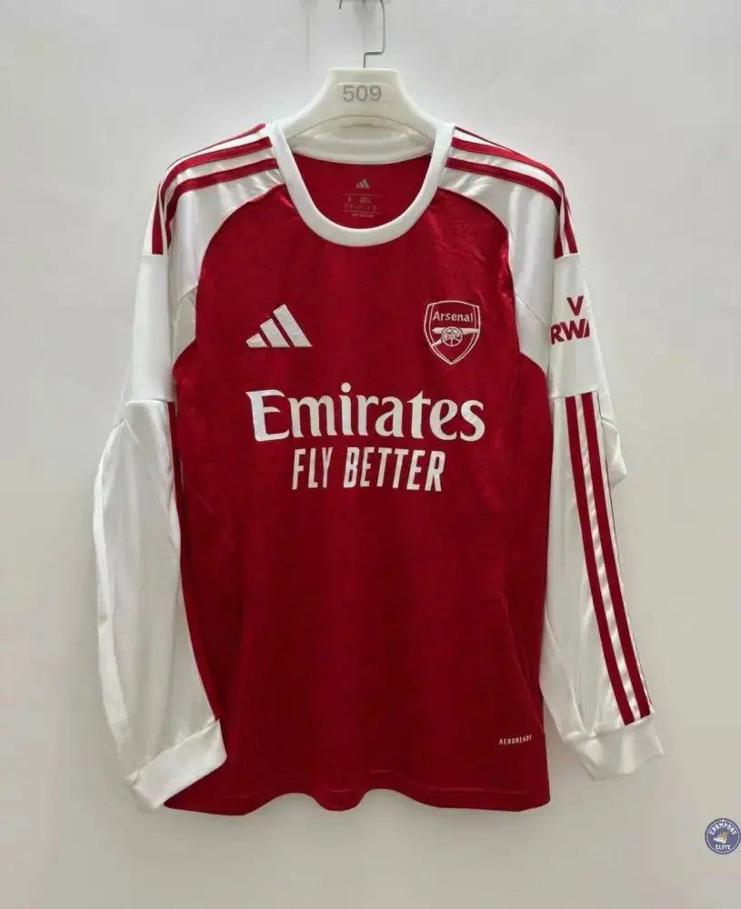 Arsenal 2025/26 Domicile à manches longues